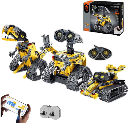 STEM конструктор Wall-E 3в1 на радіокеруванні | Робот на пульті з