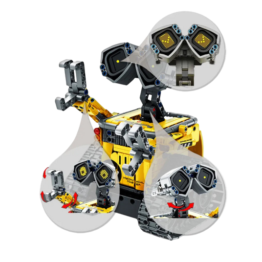 STEM конструктор Wall-E 3в1 на радиоуправлении | Робот на пульте с