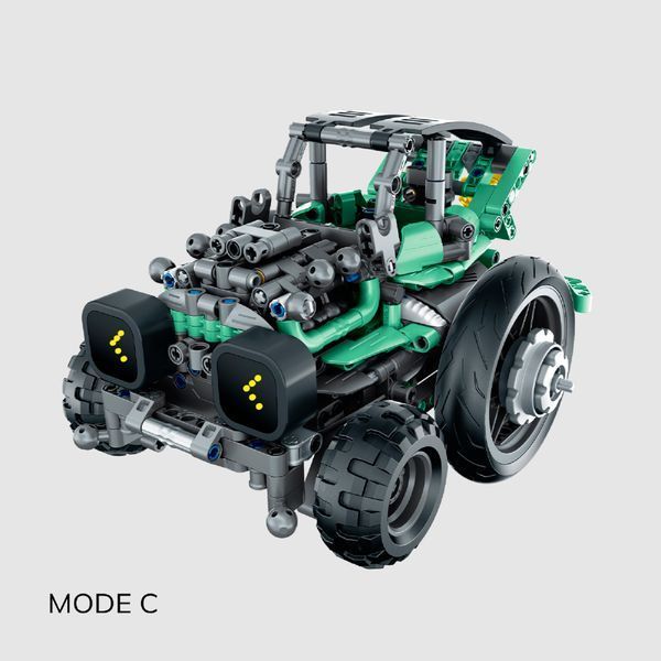 Конструктор STEM на радіокеруванні 5в1 Technic Robot Car  на пульті керування і програмуванням через смартфон 8070 фото