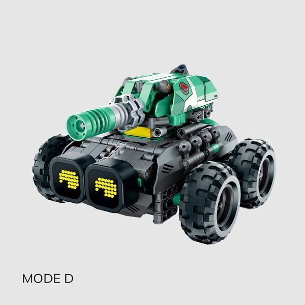 Конструктор STEM на радіокеруванні 5в1 Technic Robot Car  на пульті керування і програмуванням через смартфон 8070 фото