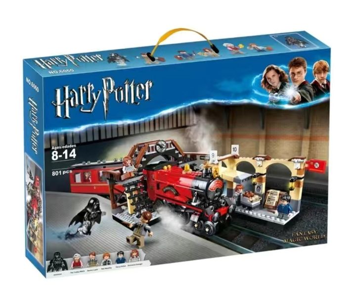Конструктор Гаррі Поттер Хогвартс-експрес поїзд 801 psc Harry Potter Hogwarts Express 6060 фото