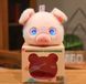 Интерактивная игрушка с искусственным интеллектом Свинка с голосовым управлением LED глазами мягкая плюшевая умная детская AI игрушка брелок с GPT- AI 114 фото 1