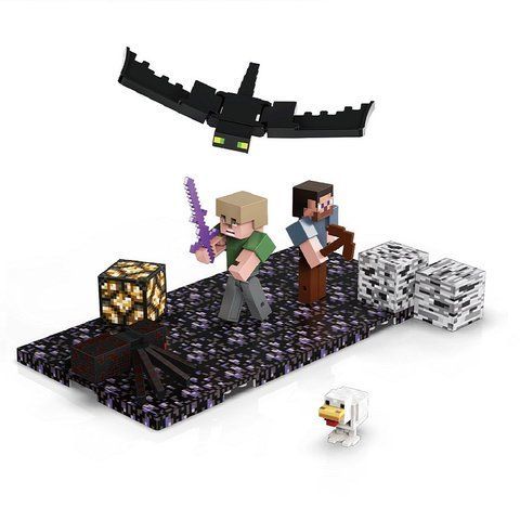 Магнитный конструктор Майнкрафт "Атака на шахту" Магнитные фигурки Minecraft T9957 фото