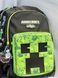 Шкільний дитячий рюкзак Minecraft Creeper для хлопчика портфель для школи  Майнкрафт Кріпер SM101 фото 3