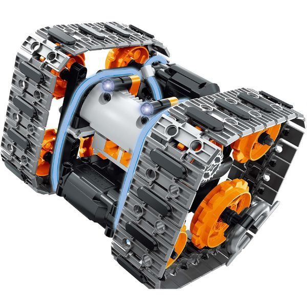 Конструктор STEM на радіокеруванні танк робот-трансформер 4в1 Mechanical Technic Robot STEAM на пульті керування 8052 фото