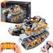 Конструктор STEM на радіокеруванні танк робот-трансформер 4в1 Mechanical Technic Robot STEAM на пульті керування 8052 фото 9
