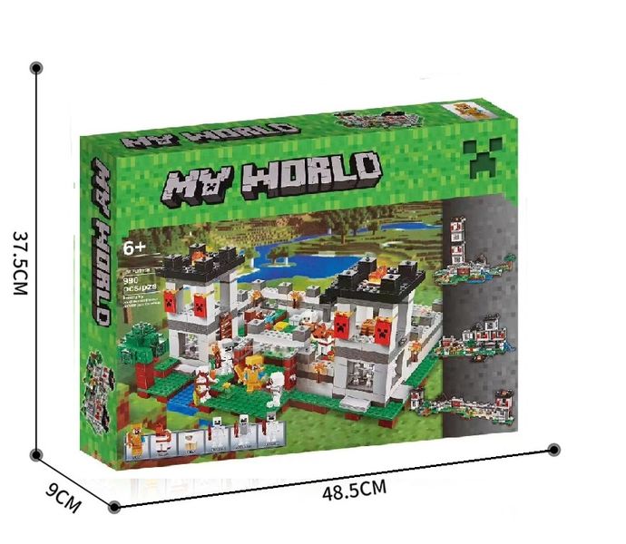 Конструктор My World 4в1 "Фортеця" 984psc Minecraft Майнкрафт 1095 фото