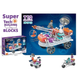 Електронний конструктор Super Tech Building Blocks 201 деталь, 110 експериментів, STEM-набір з моторами, лампочками, сенсорами та звуковими ефектами 110 фото 1