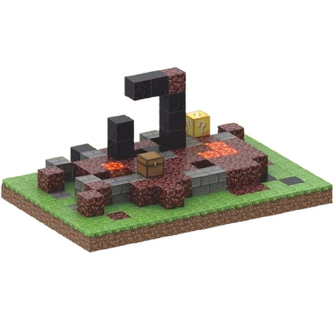Дитячий магнітний конструктор Minecraft "Руїни з порталом" 190 блоків Майнкрафт з фігурками для дітей від 6 років 055 фото