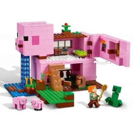 Конструктор My World Дом-свинья 490 psc Minecraft Майнкрафт 481 фото