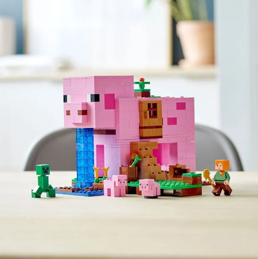 Конструктор My World Дом-свинья 490 psc Minecraft Майнкрафт 481 фото