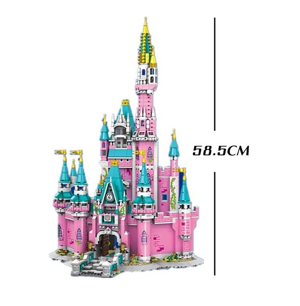 Конструктор Розовый замок Дисней Микки Маус 1676psc Disney Miche Castle 9021 фото