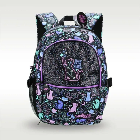Шкільний дитячий рюкзак Sparkly Kitty з принтом для дівчинки SM205 фото