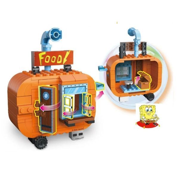 Конструктор Spongebob Спанч Боб "Ресторан Красті Краб" Губка Боб 030222 фото