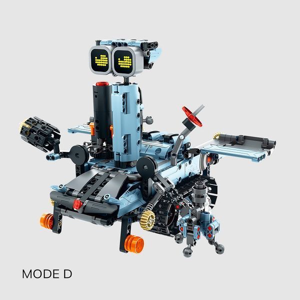 Конструктор STEM на радіокеруванні 5в1 Intelligent Technic Robot на пульті керування і програмуванням через смартфон 8062 фото
