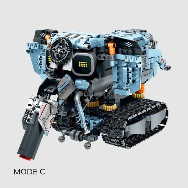 Конструктор STEM на радіокеруванні 5в1 Intelligent Technic Robot на пульті керування і програмуванням через смартфон 8062 фото