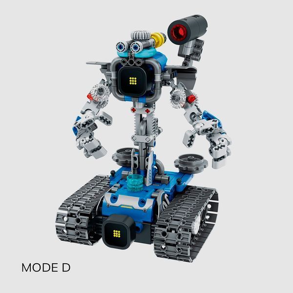 Конструктор STEM на радиоуправлении 5в1 Sillbird Wall-e Technic Robot на пульте управления и программированием через смартфон 8069 фото